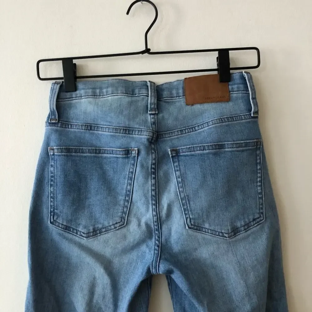 J. Crew Vintage Straight Jeans with Released Hem